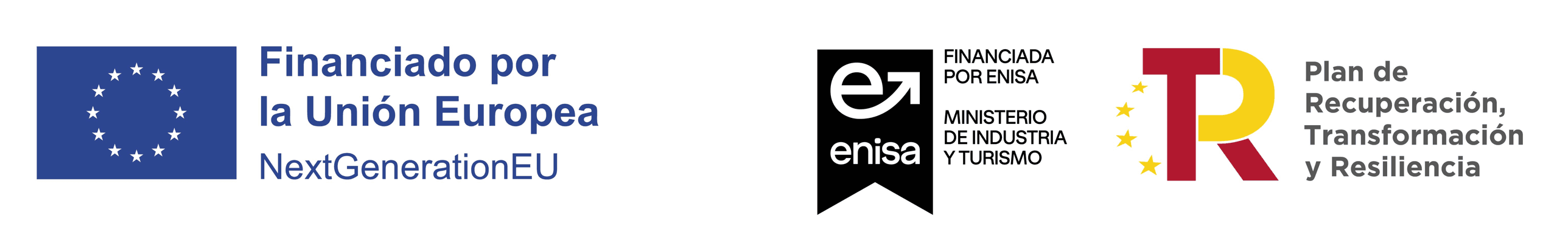 Financiado por la Unión Europea NextGenerationEU - Financiada por ENISA - Plan de Recuperación, Transformación y Resiliencia